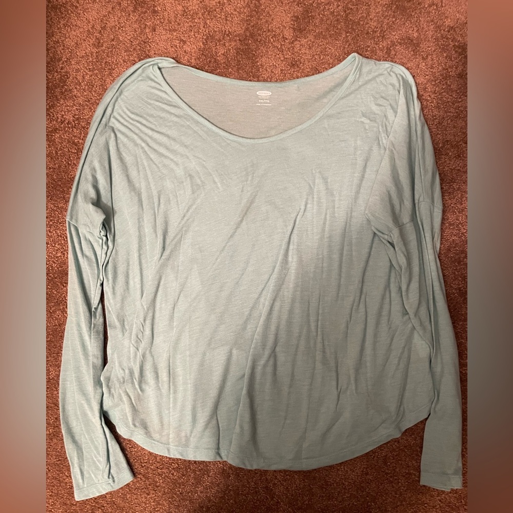 Blue Long Sleeve T Shirt